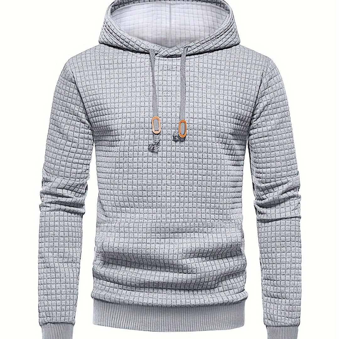 Quentin | Textured Hooded Sweatshirt