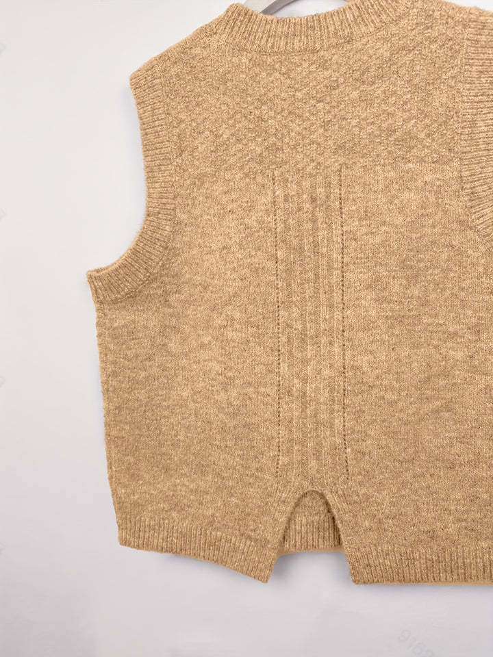 Eliza | Cable-Knit Vest