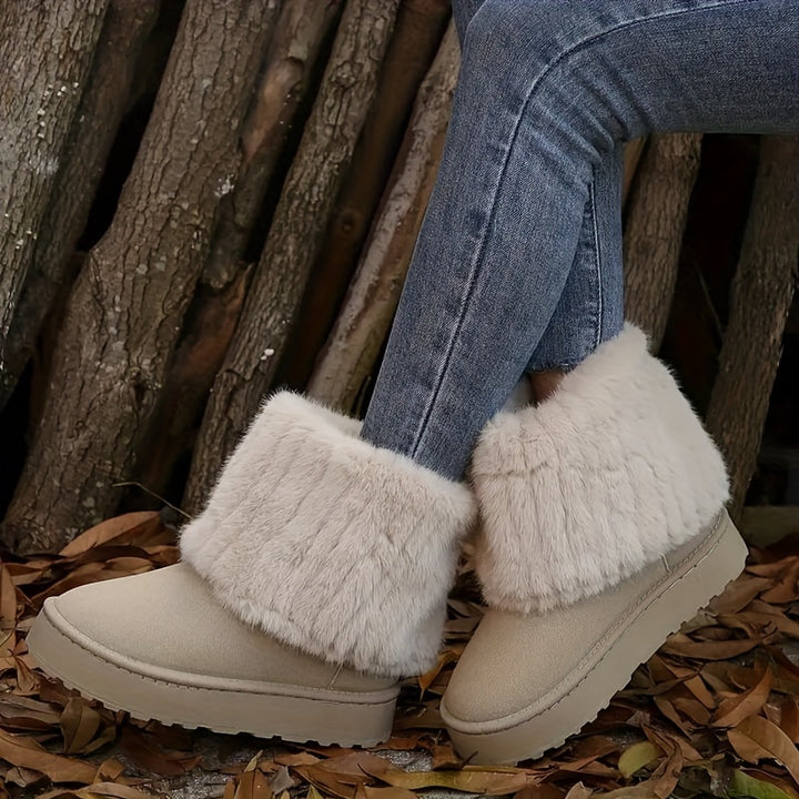 Elspeth | Cosy Platform Winter Boots
