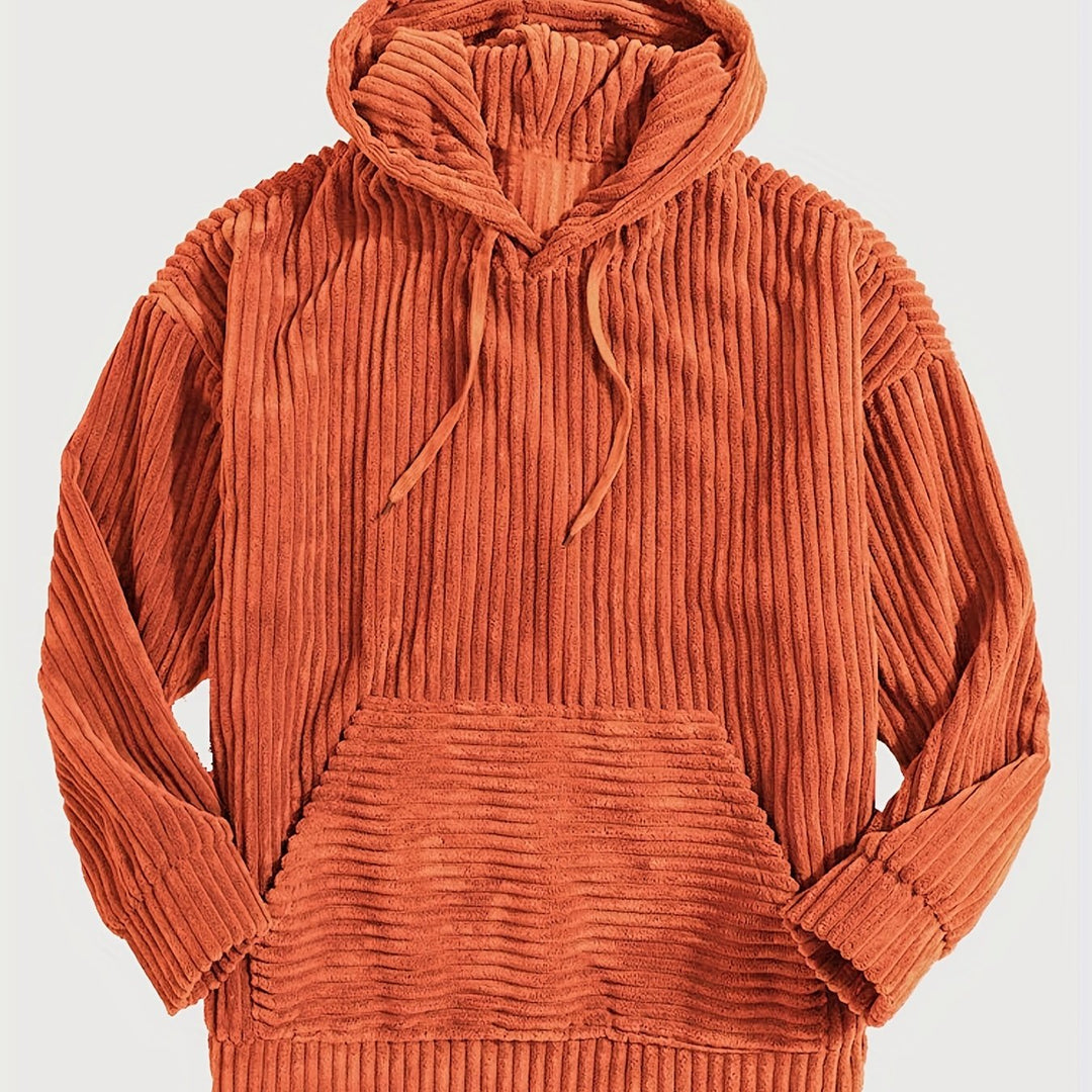 Lawrence | Ribbed Textured Hoodie