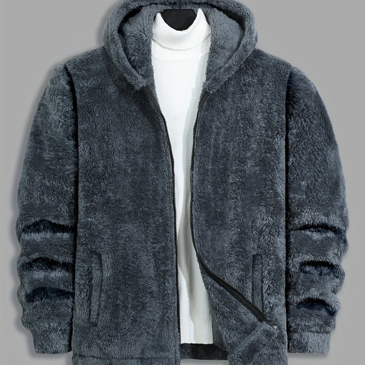 Trevor | Cosy Hooded Zip Jacket