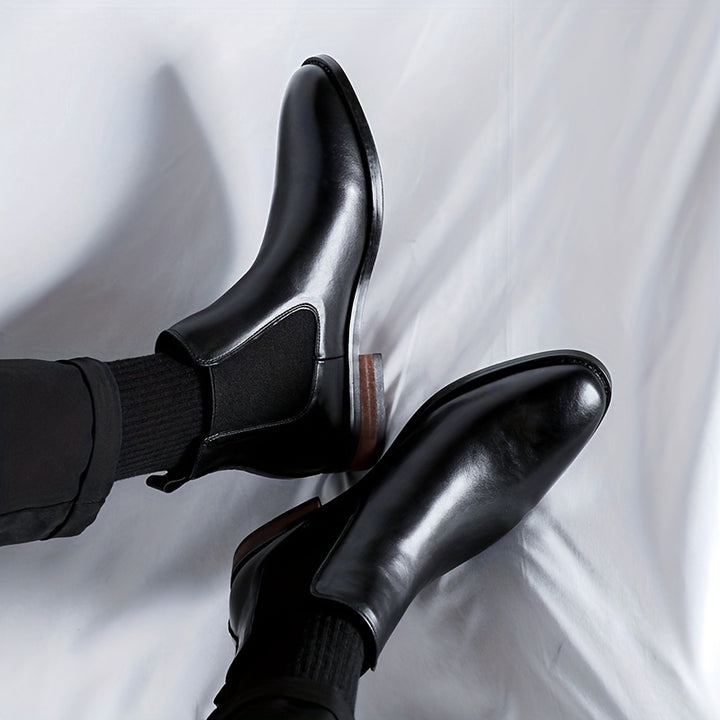 Thaddeus | Polished Chelsea Boots
