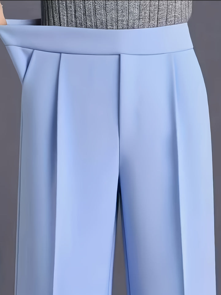 Marlene | High-Waisted Straight-Leg Trousers
