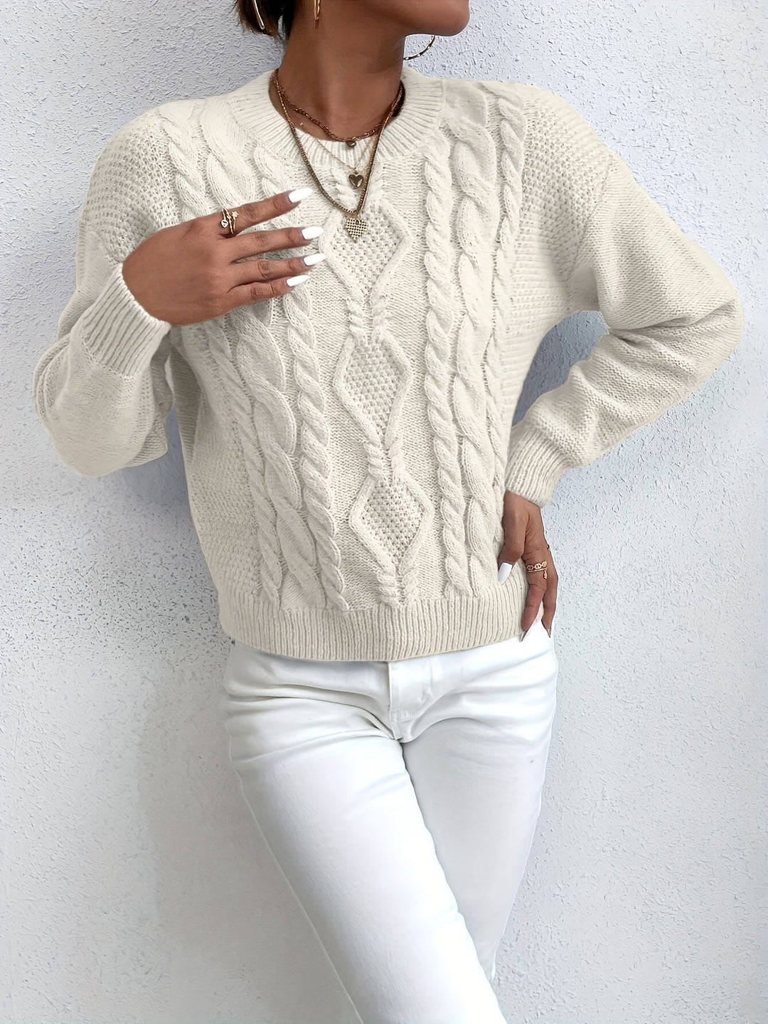 Gwendolyn | Chunky Cable-Knit Jumper