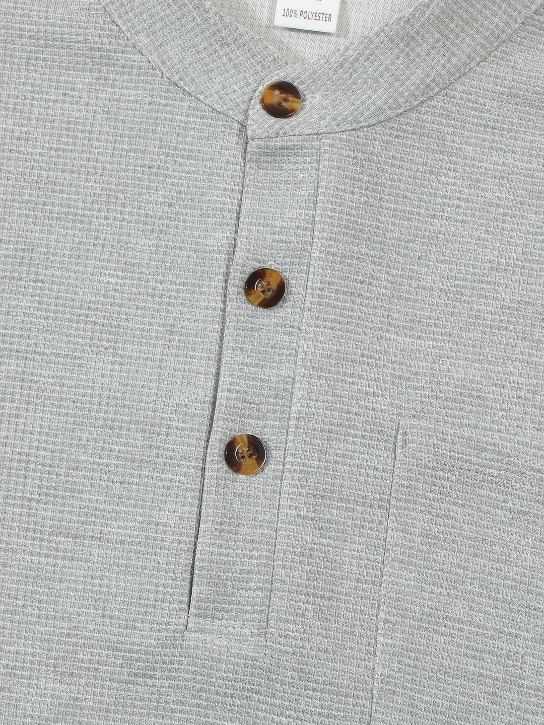 Dawson | Textured Long-Sleeve Henley Shirt