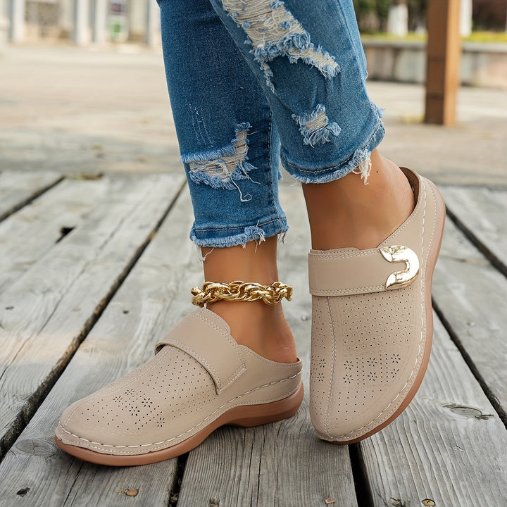 Loretta | Cushioned Wedge Clogs