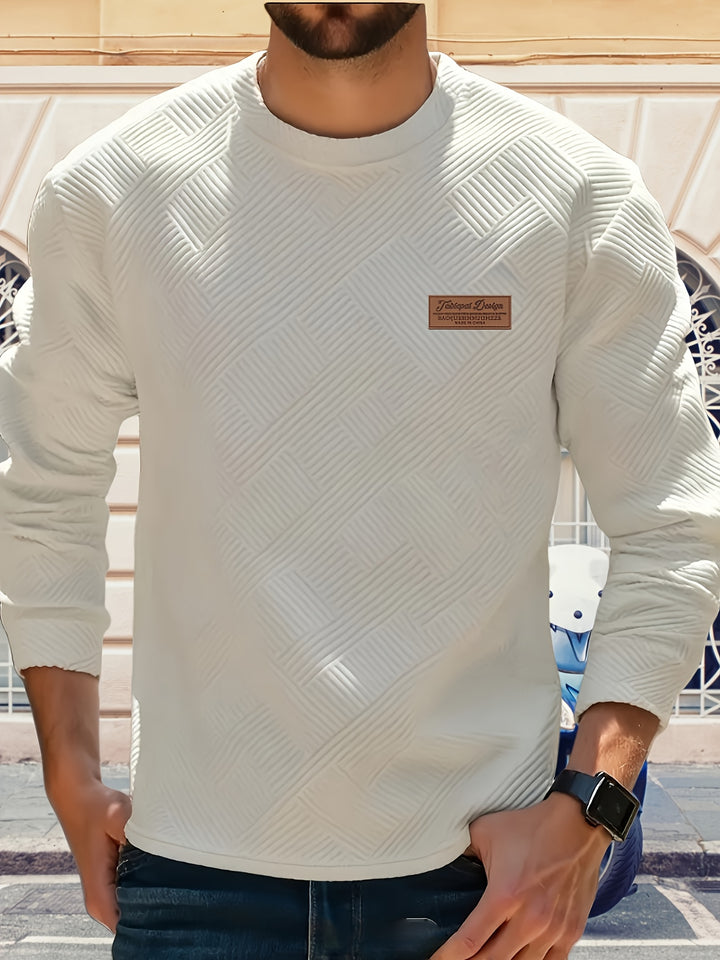 Camden | Textured Crew Neck Sweatshirt