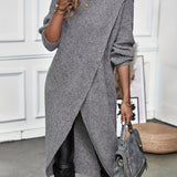 Larissa | Wrap-Front Knitted Dress