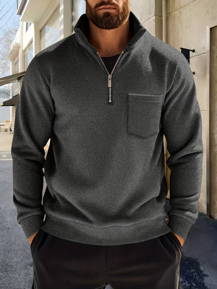 Oscar | Refined Half-Zip Pullover