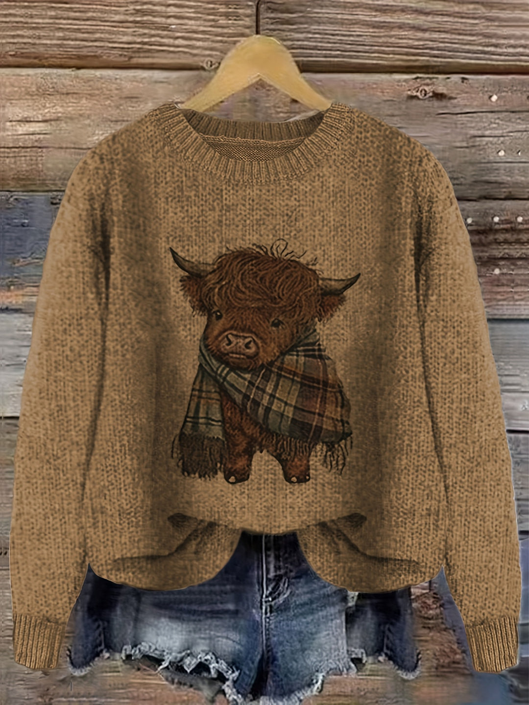 Bonnie | Cosy Highland Cow Pullover