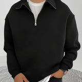 Gideon | Collared Half-Zip Sweatshirt