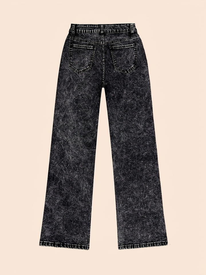 Annabel | Wide-Leg Straight Jeans