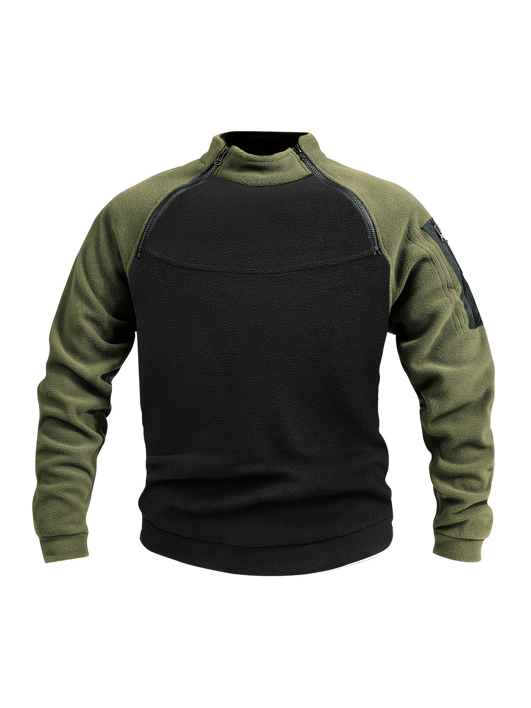 Grady | Zip-Detail Military Pullover