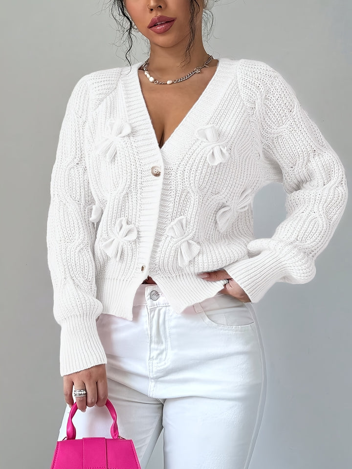 Primrose | Soft Bow-Detail Cardigan