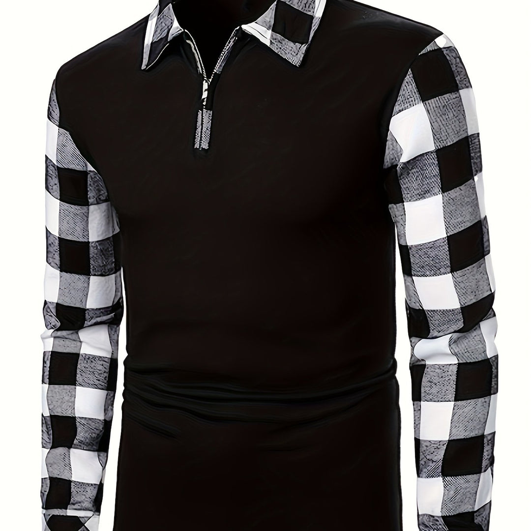 Curtis | Half-Zip Collared Polo Shirt