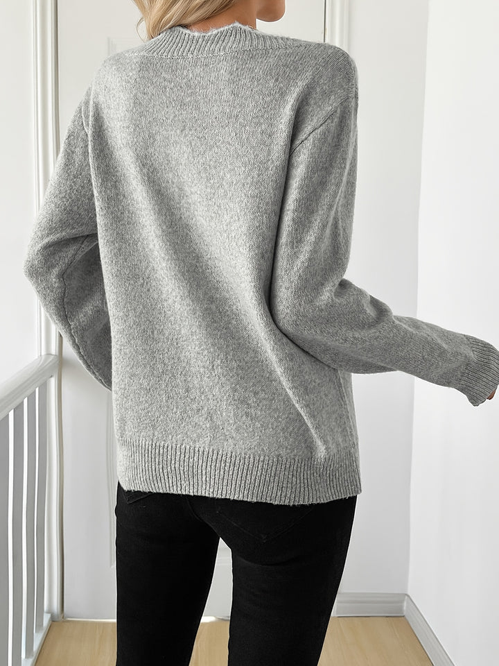 Juliana | Softly Draped Bow-Motif Sweater
