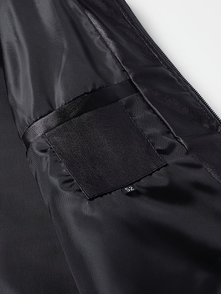 Calvin | Refined Zip-Up Bomber Jacket