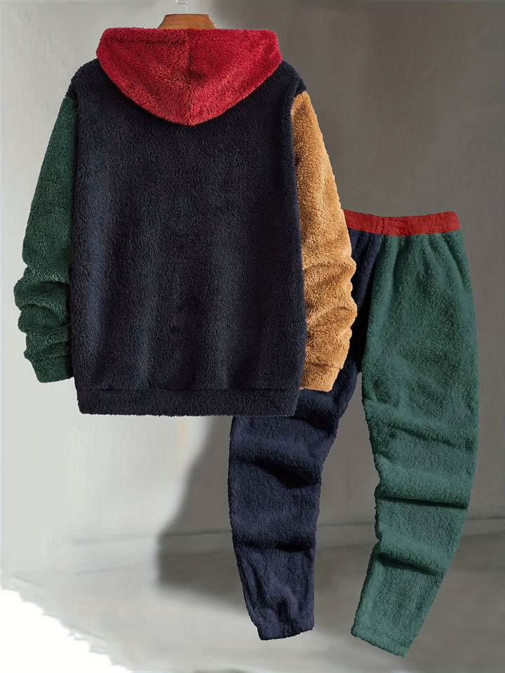 Emmett | Cosy Colour-Block Two-Piece Set