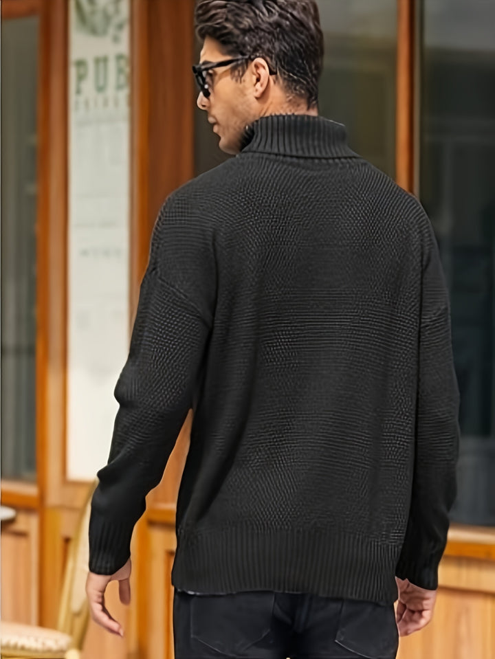 Grayson | Cable-Knit Turtleneck Sweater