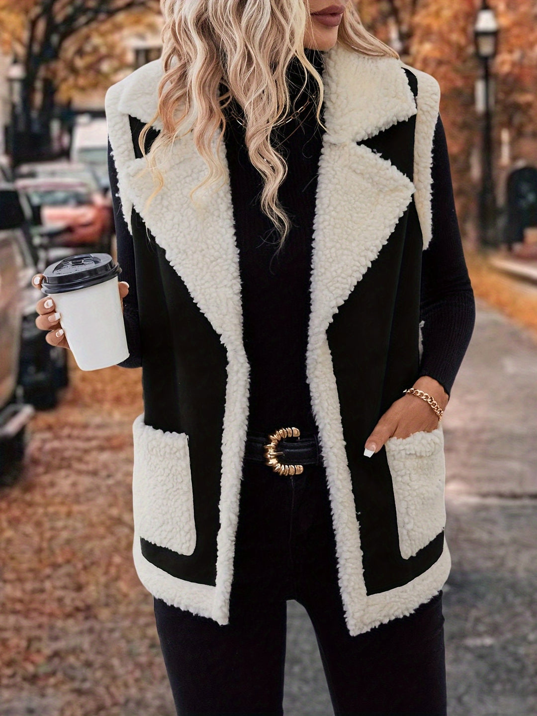 Cecily | Cosy Lined Lapel Gilet