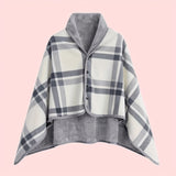 Rosamund | Cosy Plaid Wrap Shawl