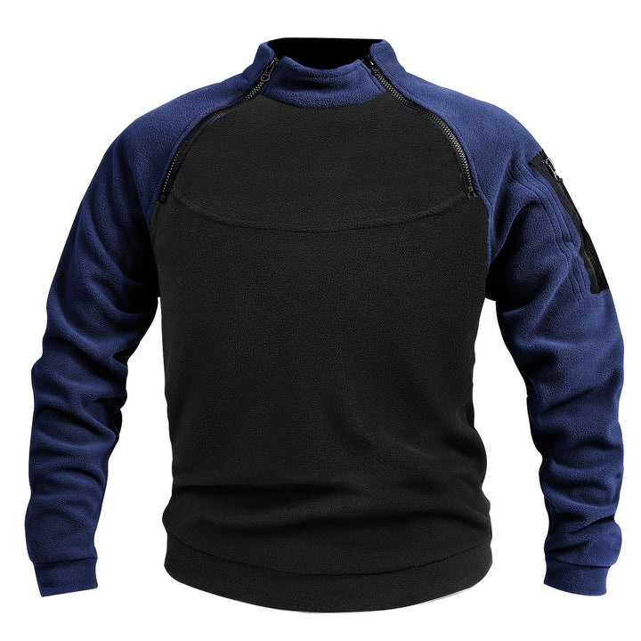 Grady | Zip-Detail Military Pullover