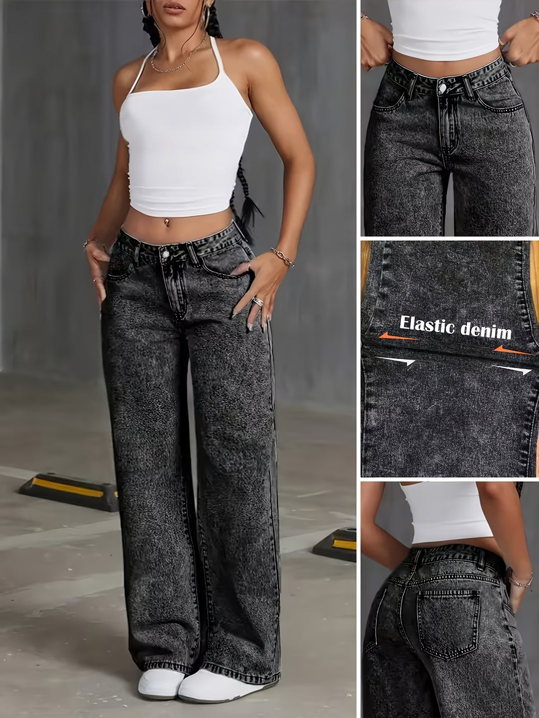 Annabel | Wide-Leg Straight Jeans