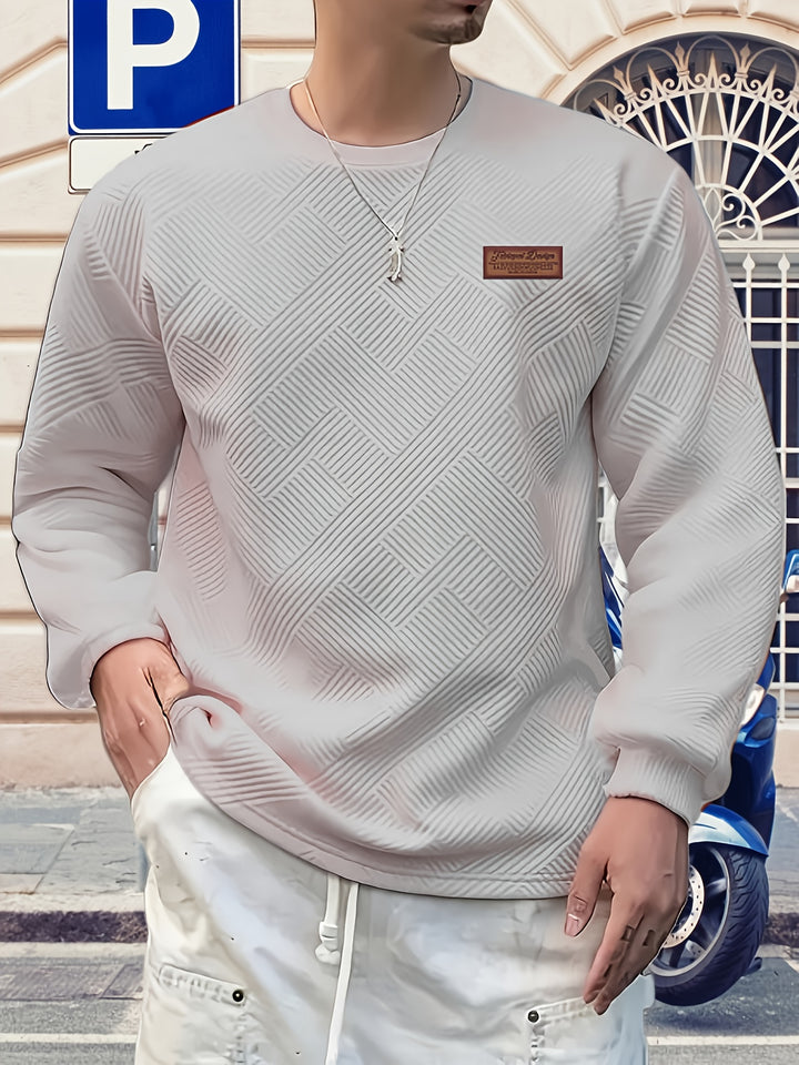 Camden | Textured Crew Neck Sweatshirt