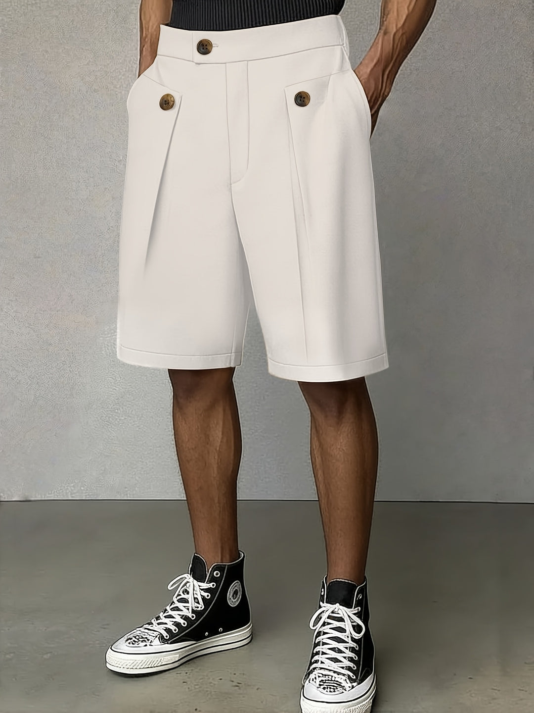 Barnaby | Tailored Pleated Shorts