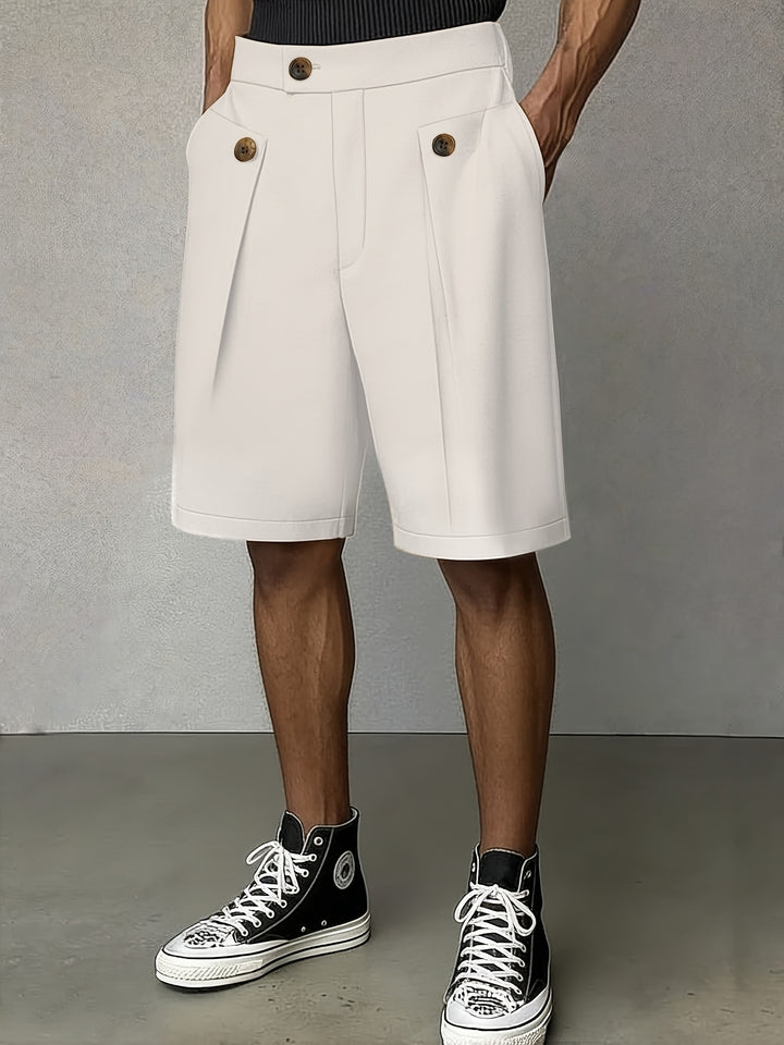 Barnaby | Tailored Pleated Shorts