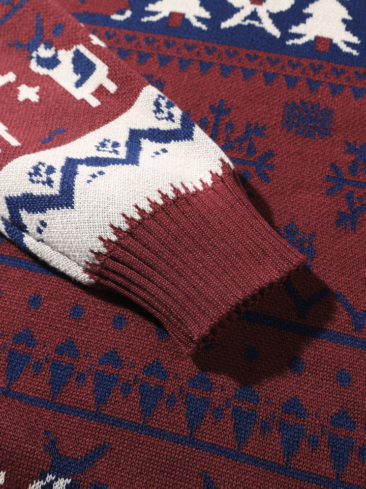 Nicholas | Christmas Reindeer Hooded Jumper