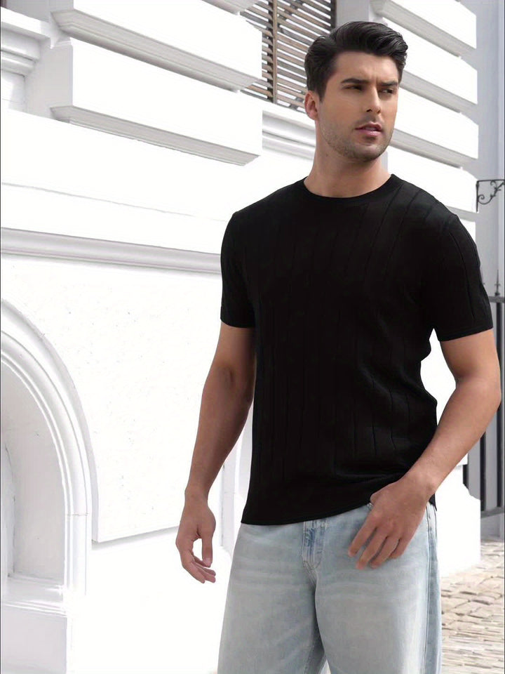 Julius | Ribbed Short-Sleeve Knit Top