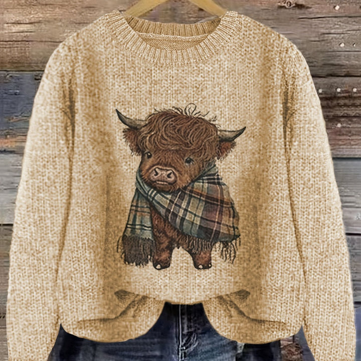 Bonnie | Cosy Highland Cow Pullover