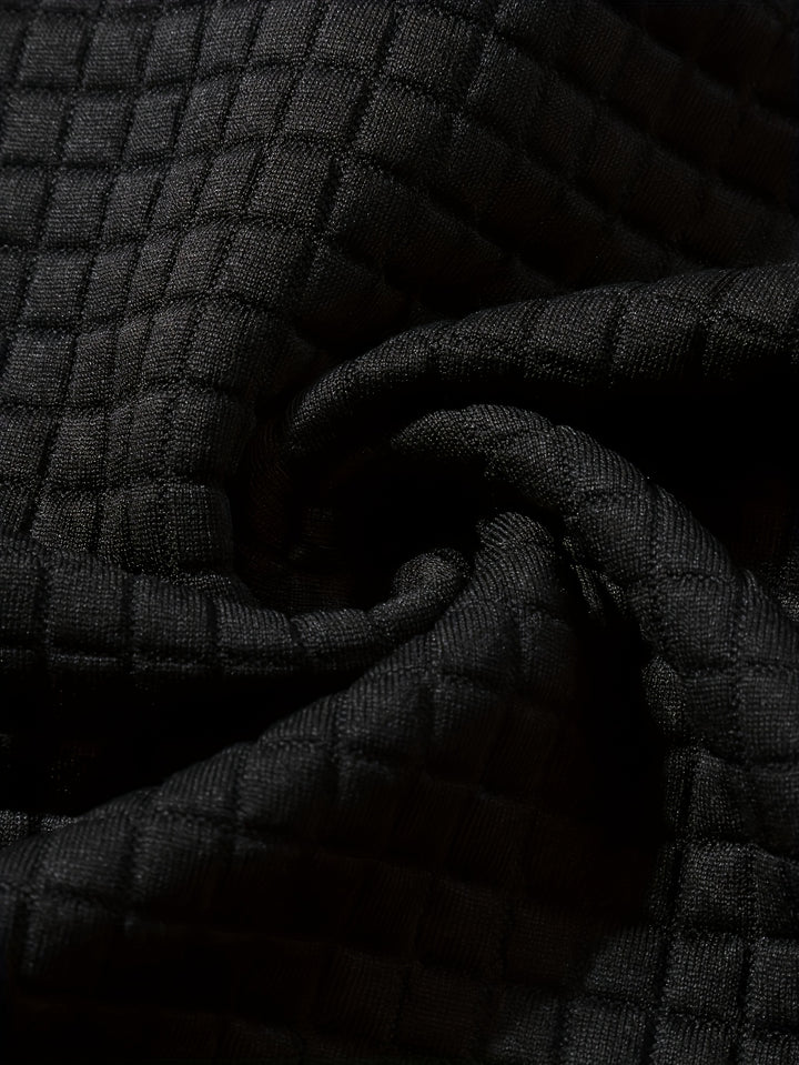 Rutherford | Textured Colour-Block Hoodie