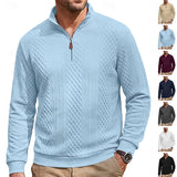 Graham | Textured Quarter-Zip Pullover