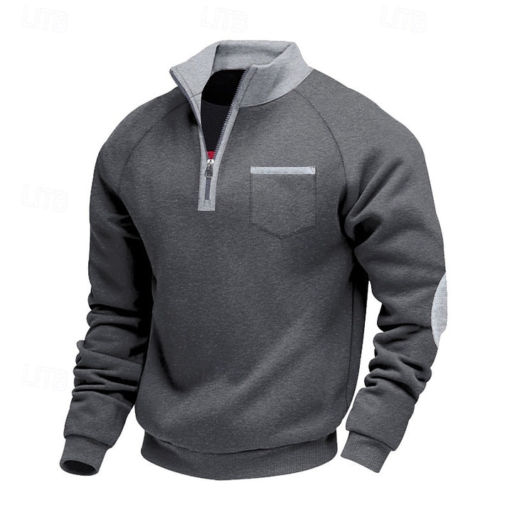Jasper | Quarter-Zip Stand-Collar Pullover