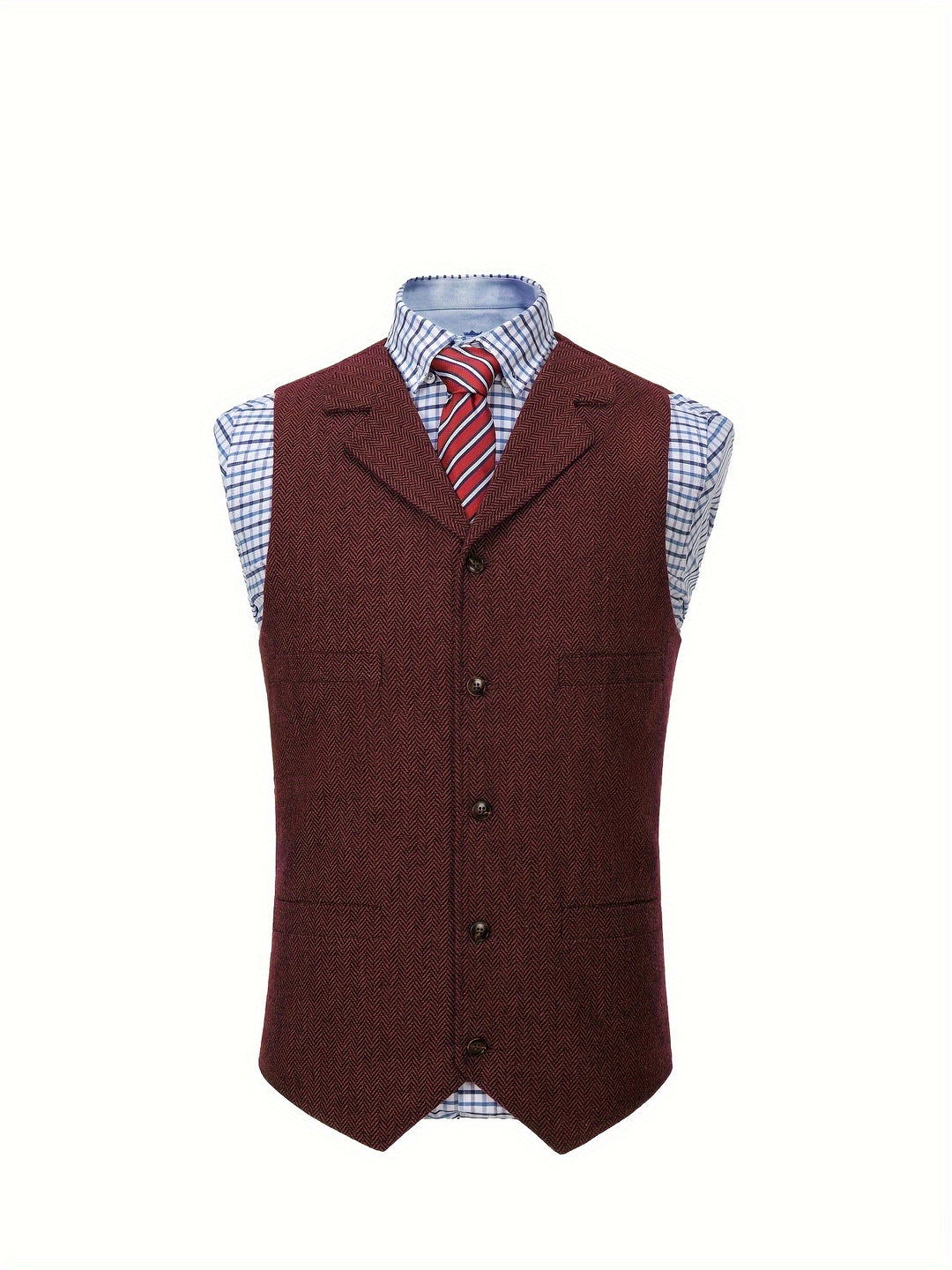 Rhodes | Heritage Herringbone Waistcoat