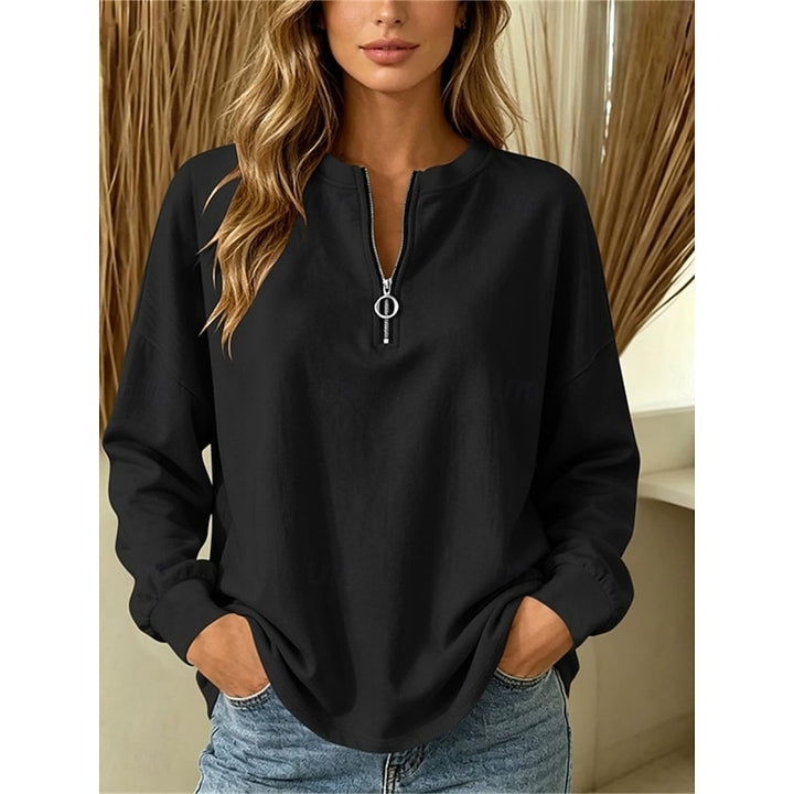 Louisa | Quarter-Zip Relaxed Top