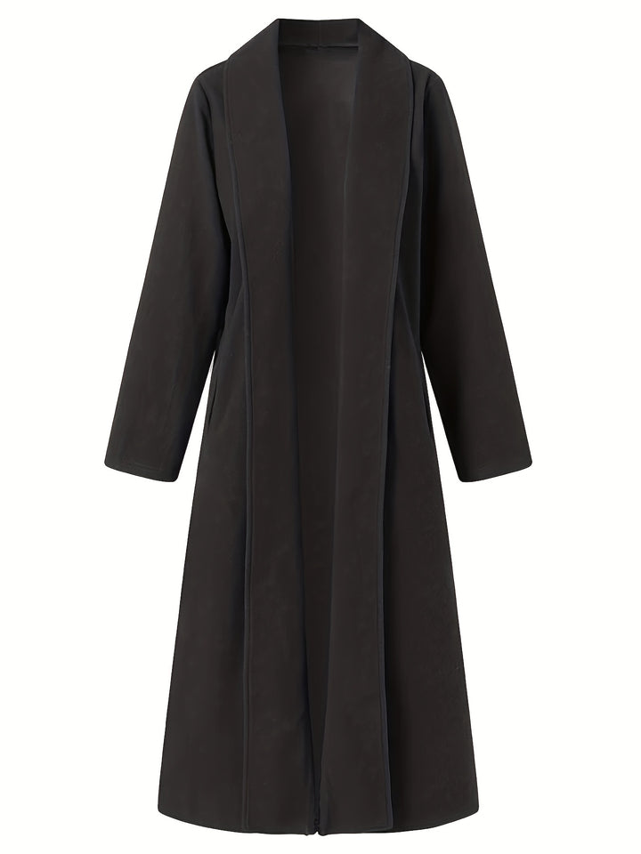 Gwendolyn | Draped Longline Coat