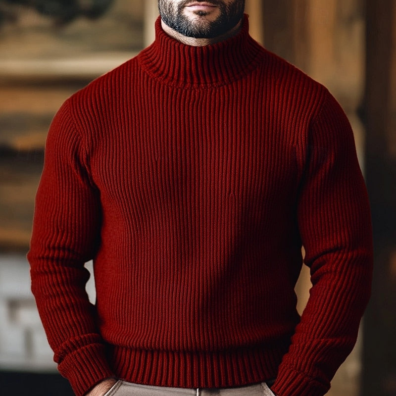 Dean | Ribbed Turtleneck Jumper