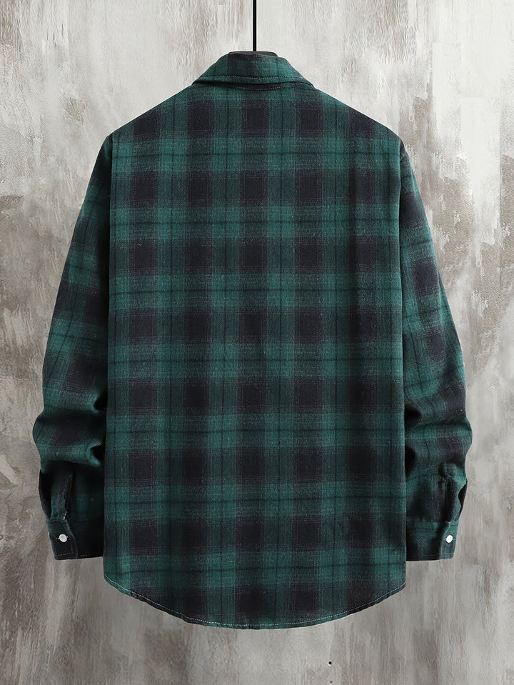 Clayton | Relaxed Checked Long-Sleeve Shirt