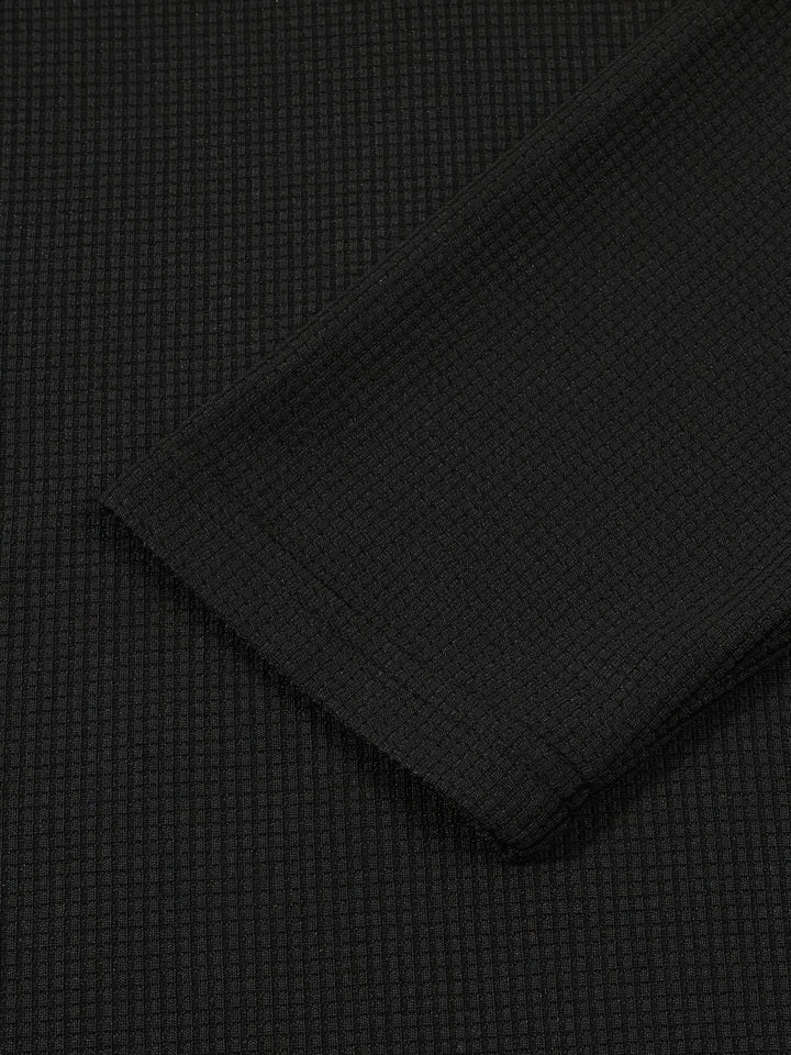 Dawson | Textured Long-Sleeve Henley Shirt