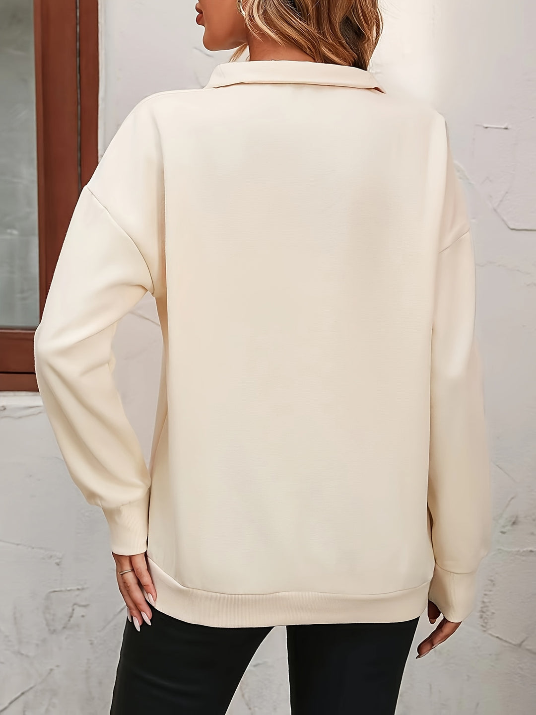 Elsie | Relaxed Half-Zip Sweatshirt