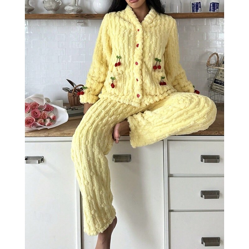 Delilah | Cosy Cherry Two-Piece Set