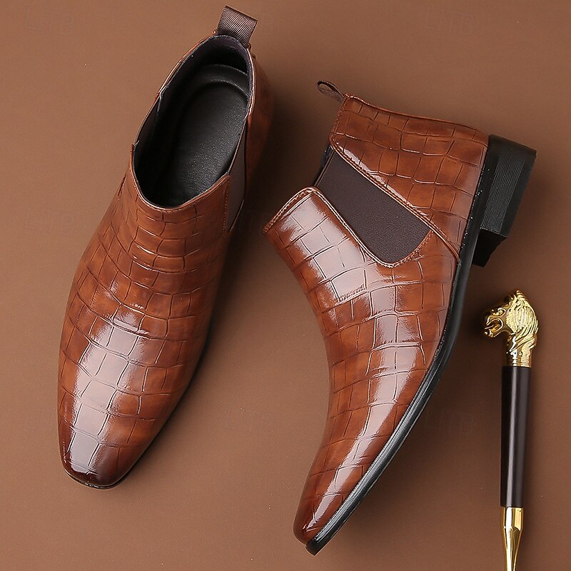 Caspian | Polished Chelsea Boots