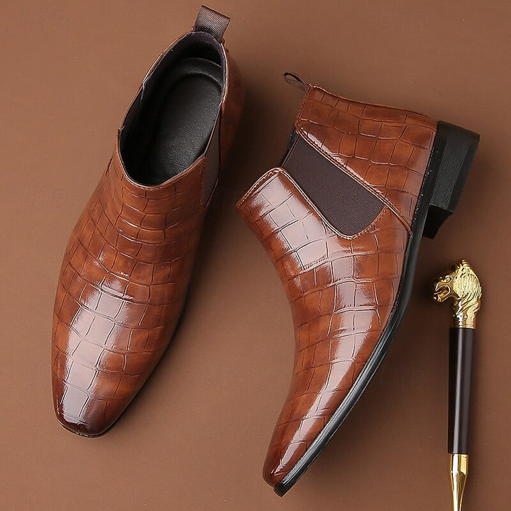 Caspian | Polished Chelsea Boots