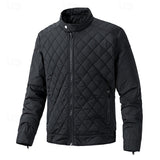 Carter | Diamond-Quilted Stand-Collar Jacket