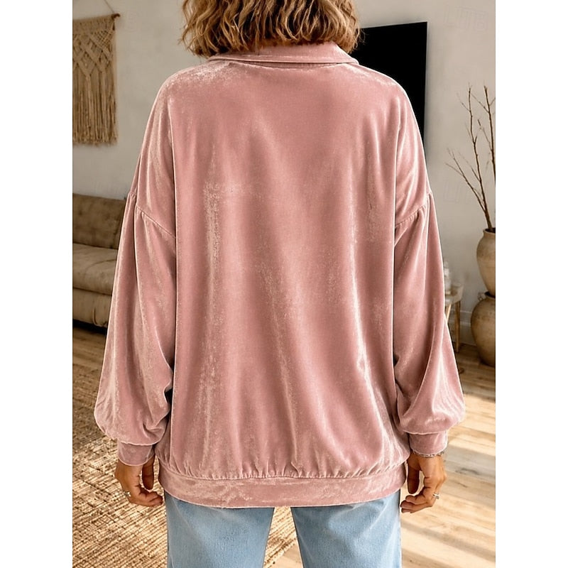 Marjorie | Relaxed Collared Pullover