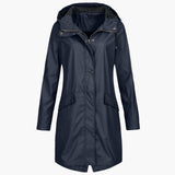 Lavinia | Weatherproof Longline Hooded Coat
