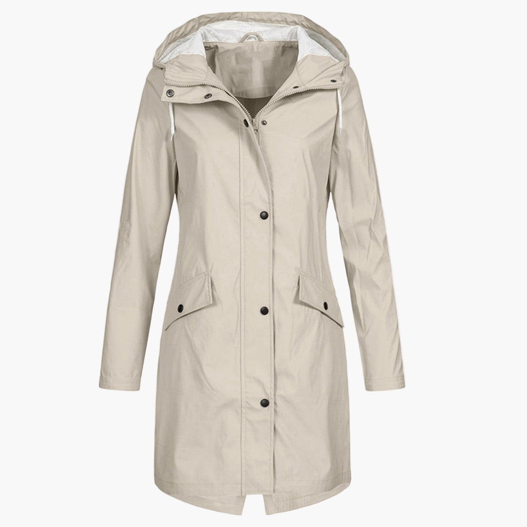 Lavinia | Weatherproof Longline Hooded Coat